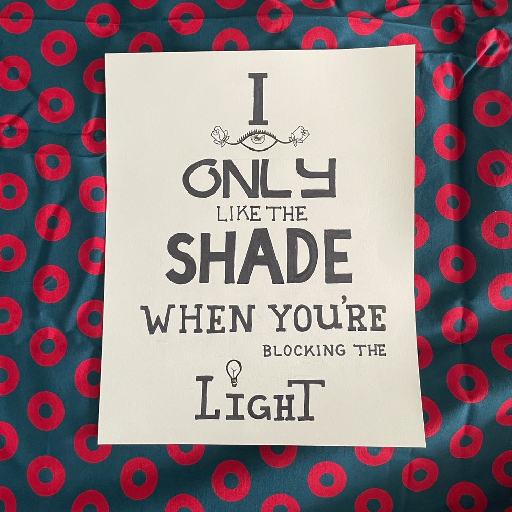 Hand Drawn Phish Lyric Artwork
